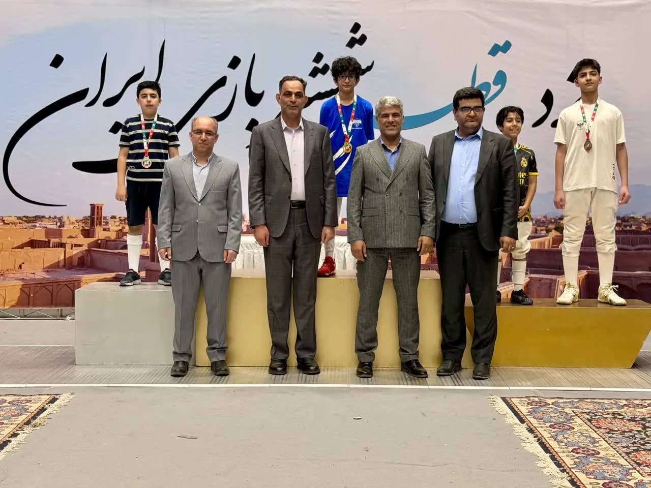 یزد قهرمانان شمشیربازی نونهالان کشور را معرفی کرد