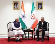 Iran's president meets India's prime minister on sidelines of SCO summit