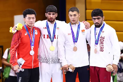 مدال طلای علیرضا عبدولی و برنز مهدی بالی در کشتی / NOGOYA2026