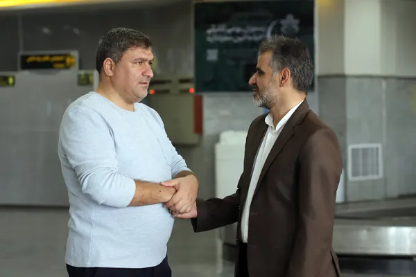 مراسم استقبال از فرشاد امیری داور کشتی
