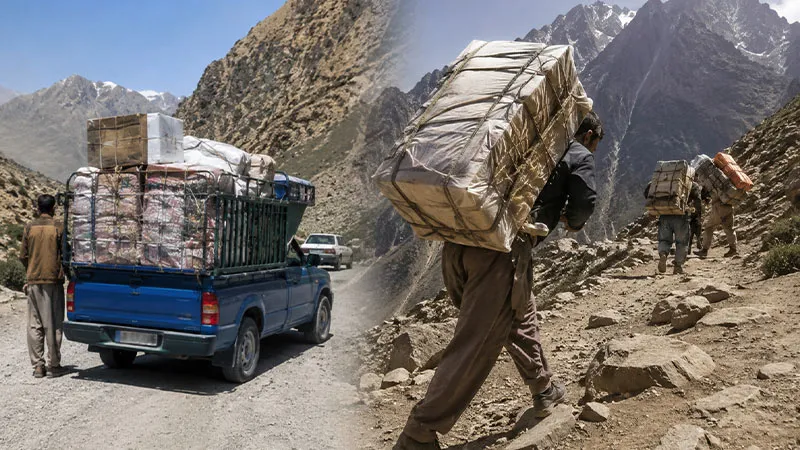 ورود ۱۴۰ هزار تن کالا از مسیر کولبری از مرزهای آذربایجان غربی