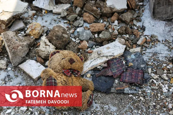 مناطق مورد اصابت تهران