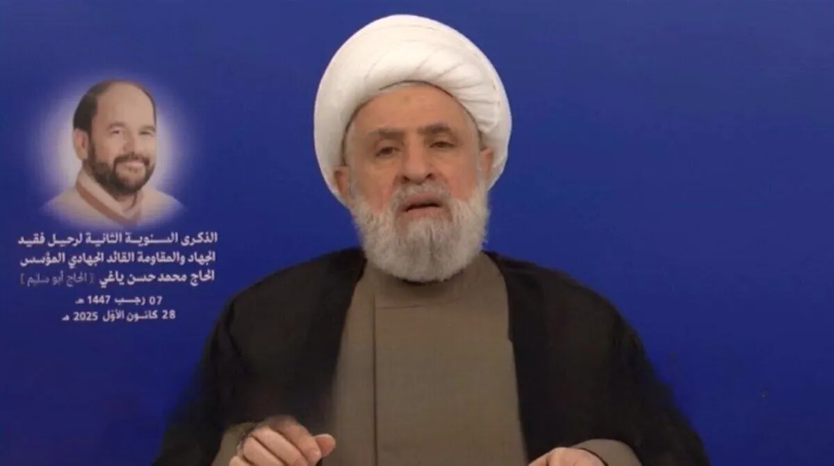 Hezbollah chief rejects disarmament as US-Israeli project to weaken Lebanon