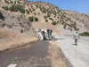 واژگونی تانکر حامل سوخت در محور سنندج-سروآباد