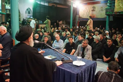 مراسم بزرگداشت والده همسر سید حسن خمینی