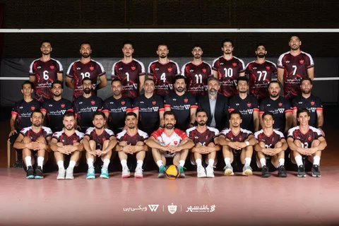 اعلام رسمی اسامی بازیکنان و کادر فنی والیبال پرسپولیس  
