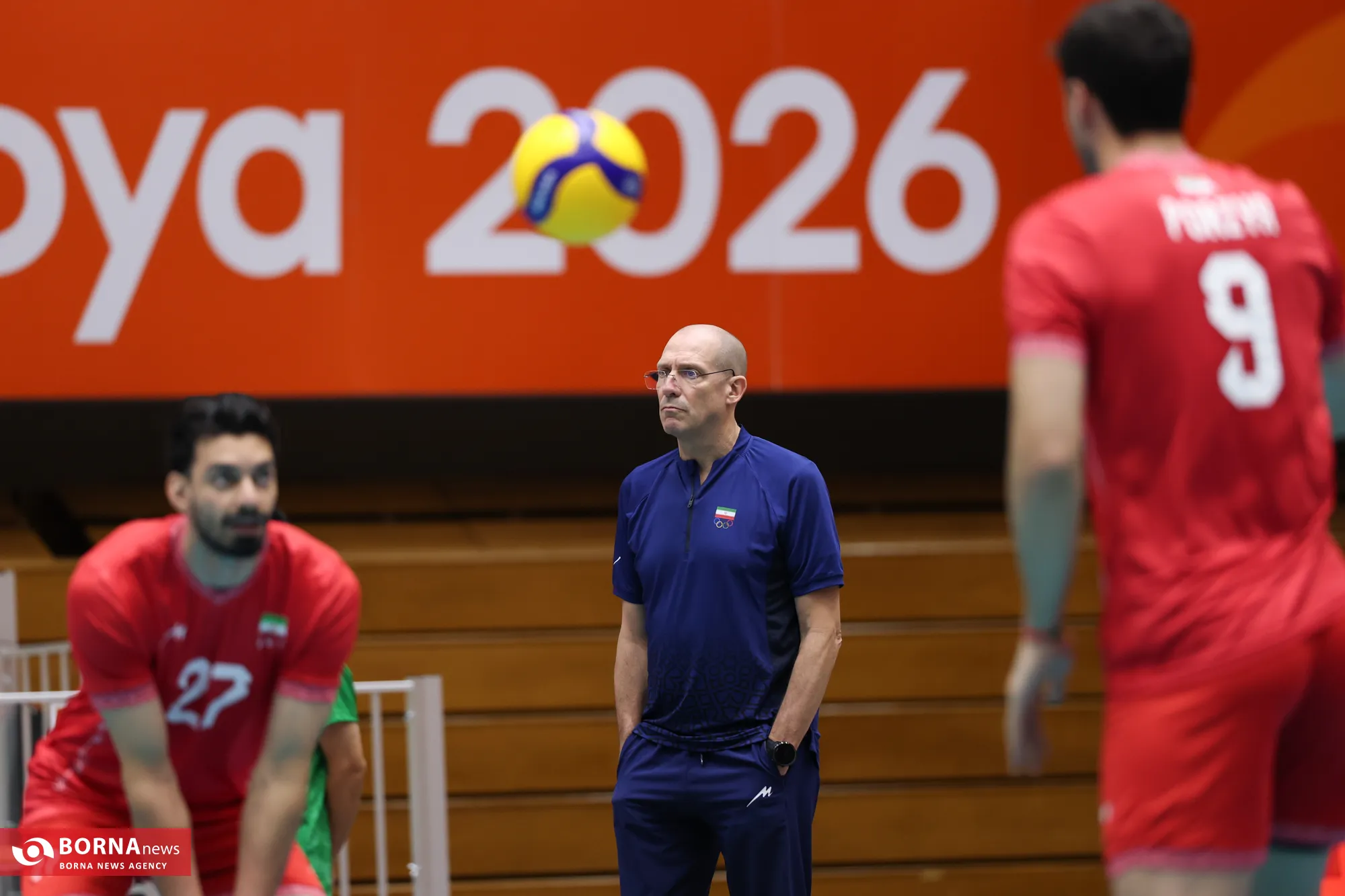 دیدار تیم های والیبال ایران و قرقیزستان/ NOGOYA2026