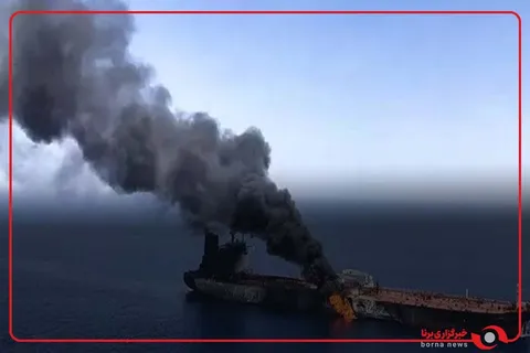 انفجار ۳ نفتکش متخلف هنگام عبور از مسیر غیر مجاز و رها شدن آنها در سواحل جنوبی تنگه هرمز