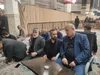 حضور مهدی تاج در آیین گرامیداشت رهبر شهید در قم