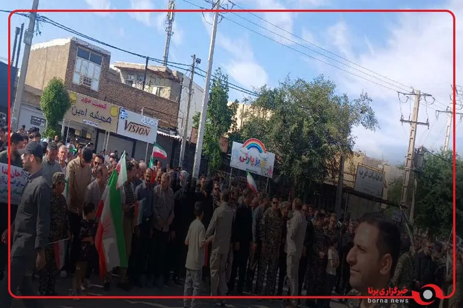 حضور نمایندگان ارمنی و کلیمی در خیل جمعیت جانفدایان ایران