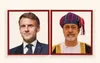 گفت وگوی سلطان عمان و رئیس جمهور فرانسه درباره تحولات منطقه