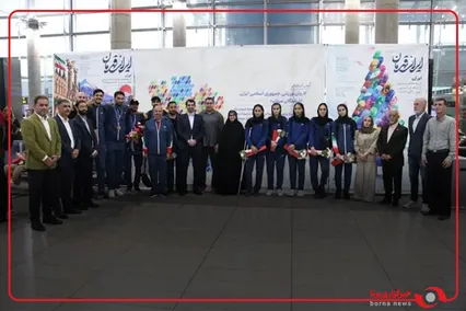 روایتی تصویری از بازگشت تیم‌های ملی رویینگ، بسکتبال سه نفره، ژیمناستیک هنری و شنا از بازی‌های آسیایی آیچی ناگویا۲۰۲۶ به تهران