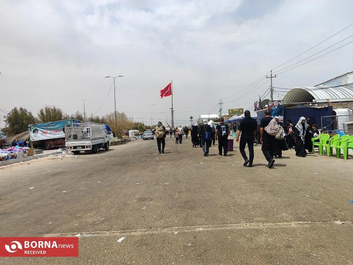 مرز مهران پرترددترین گذرگاه زائران اربعین حسینی