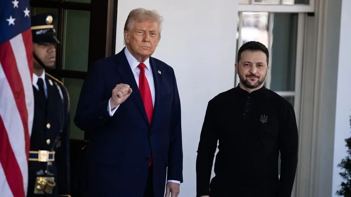 دیدار زلنسکی با رئیس‌جمهور ایالات متحده/ ترامپ: در مراحل پایانی گفت‌و‌گو‌های صلح هستیم