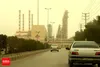 باد شدید و گرد و غبار در مسیر خوزستان