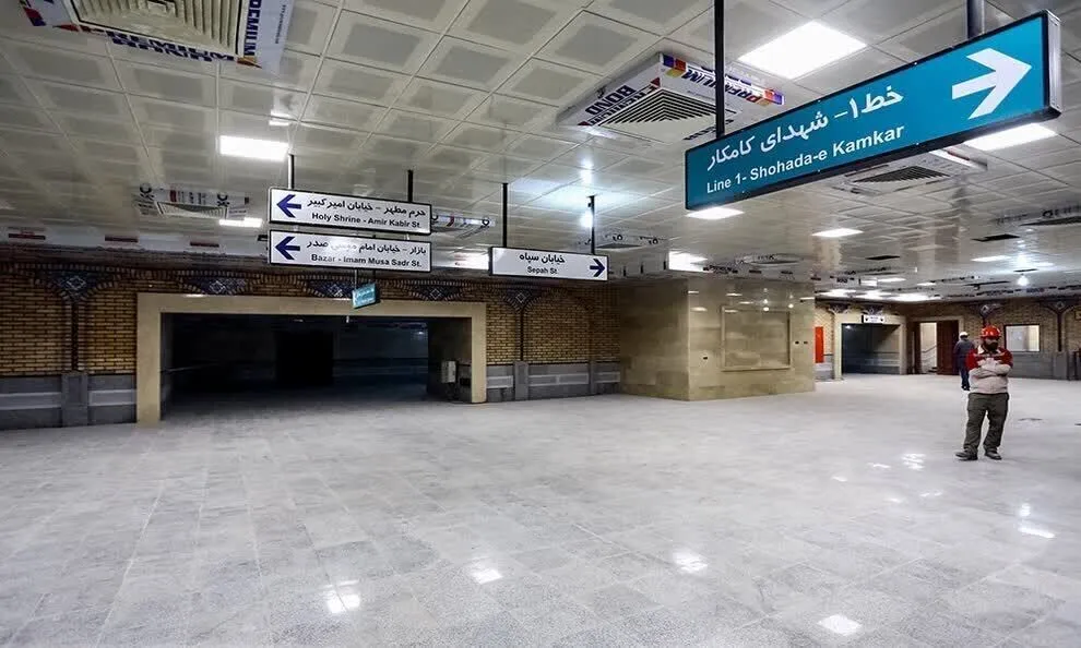 آغاز عملیات احداث ۲ ایستگاه جدید خط یک متروی قم