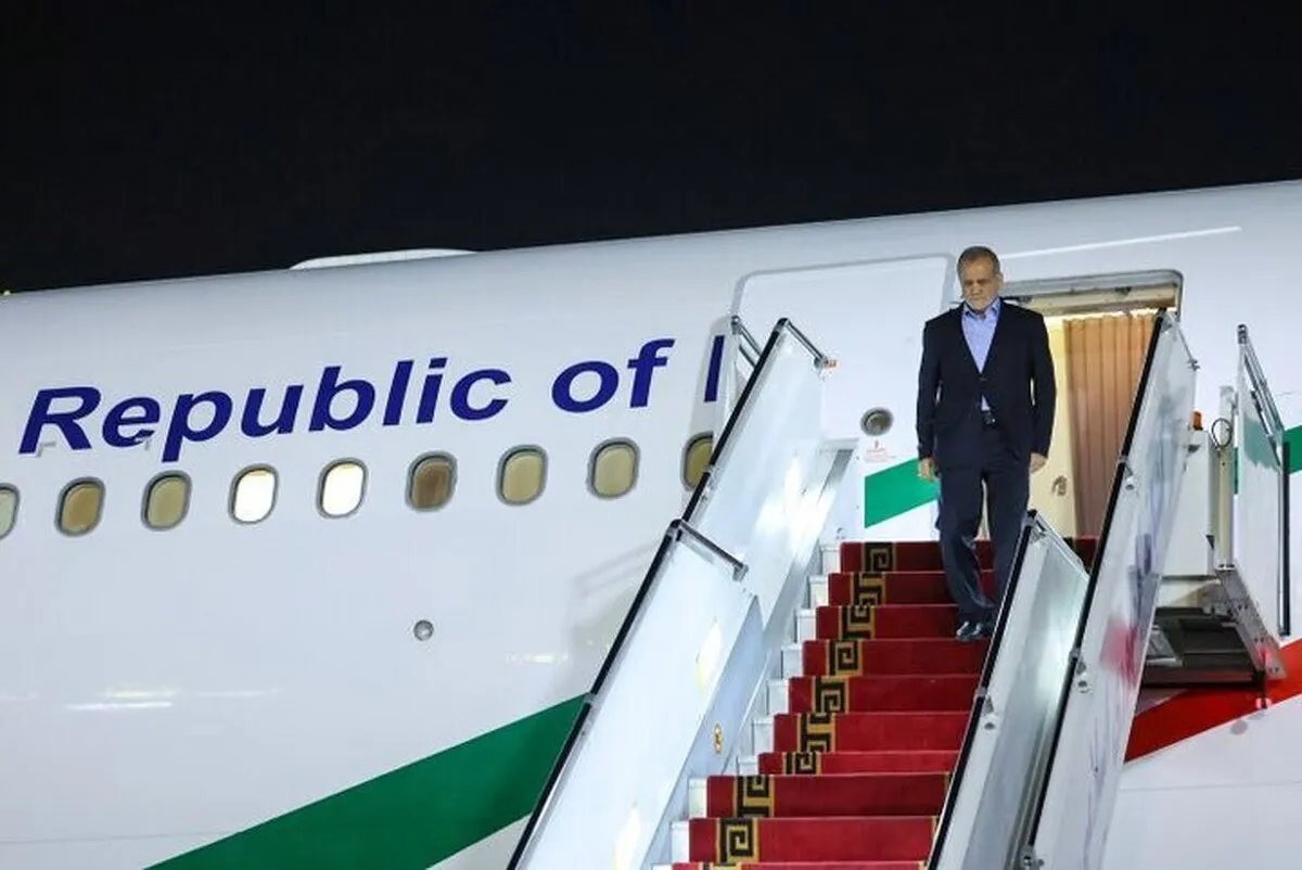 Pezeshkian in Turkmenistan to attend Peace and Trust summit