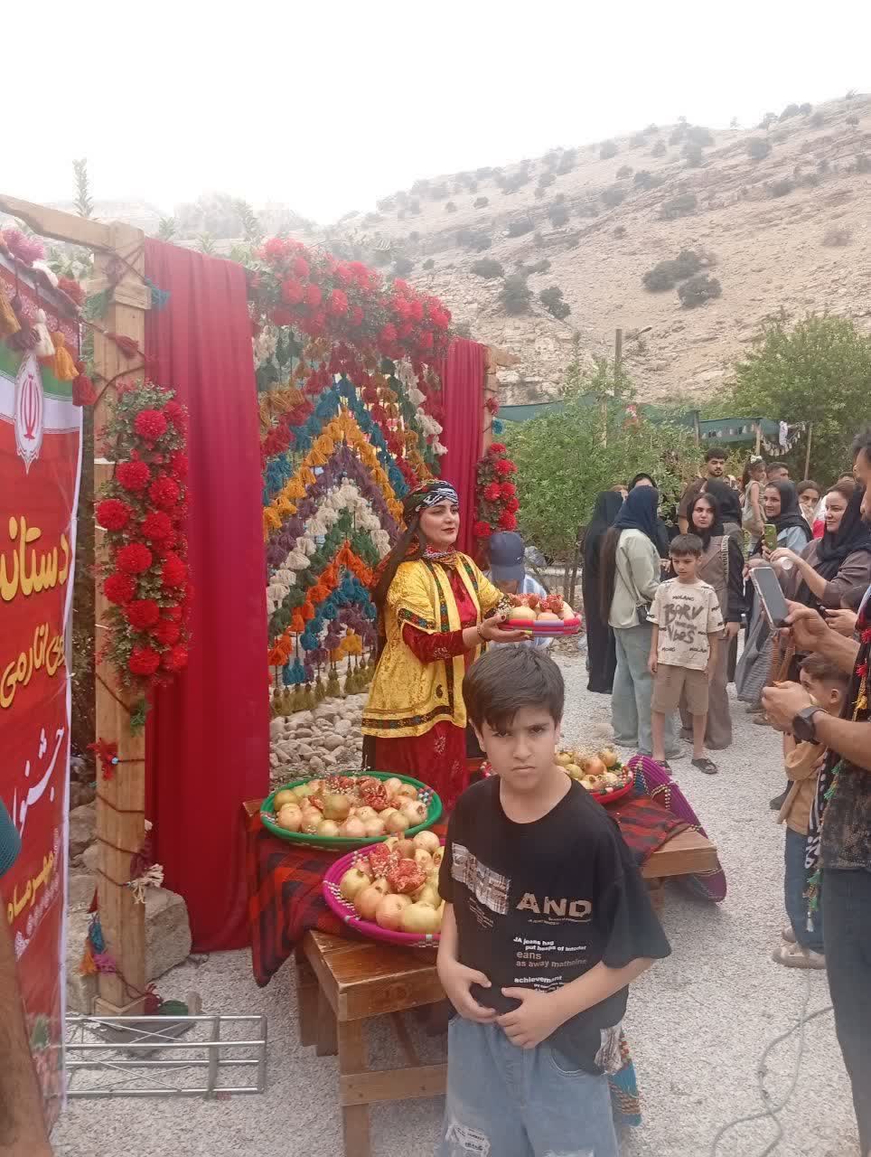 جشنواره شکرانه برداشت انار در اندیمشک برگزار شد