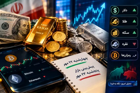 پیش‌بینی بازارهای مالی پنجشنبه ۲۳ مهر/ آیا دلار روند صعودی خواهد داشت؟